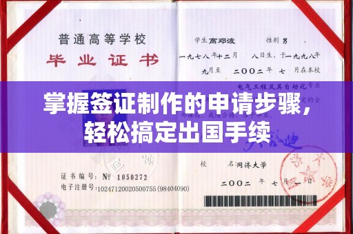西山掌握签证制作的申请步骤，轻松搞定出国手续